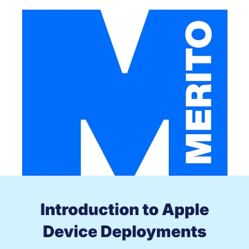 Introduction to Apple Device Deployments microcredential badge issued by WSB Merito University