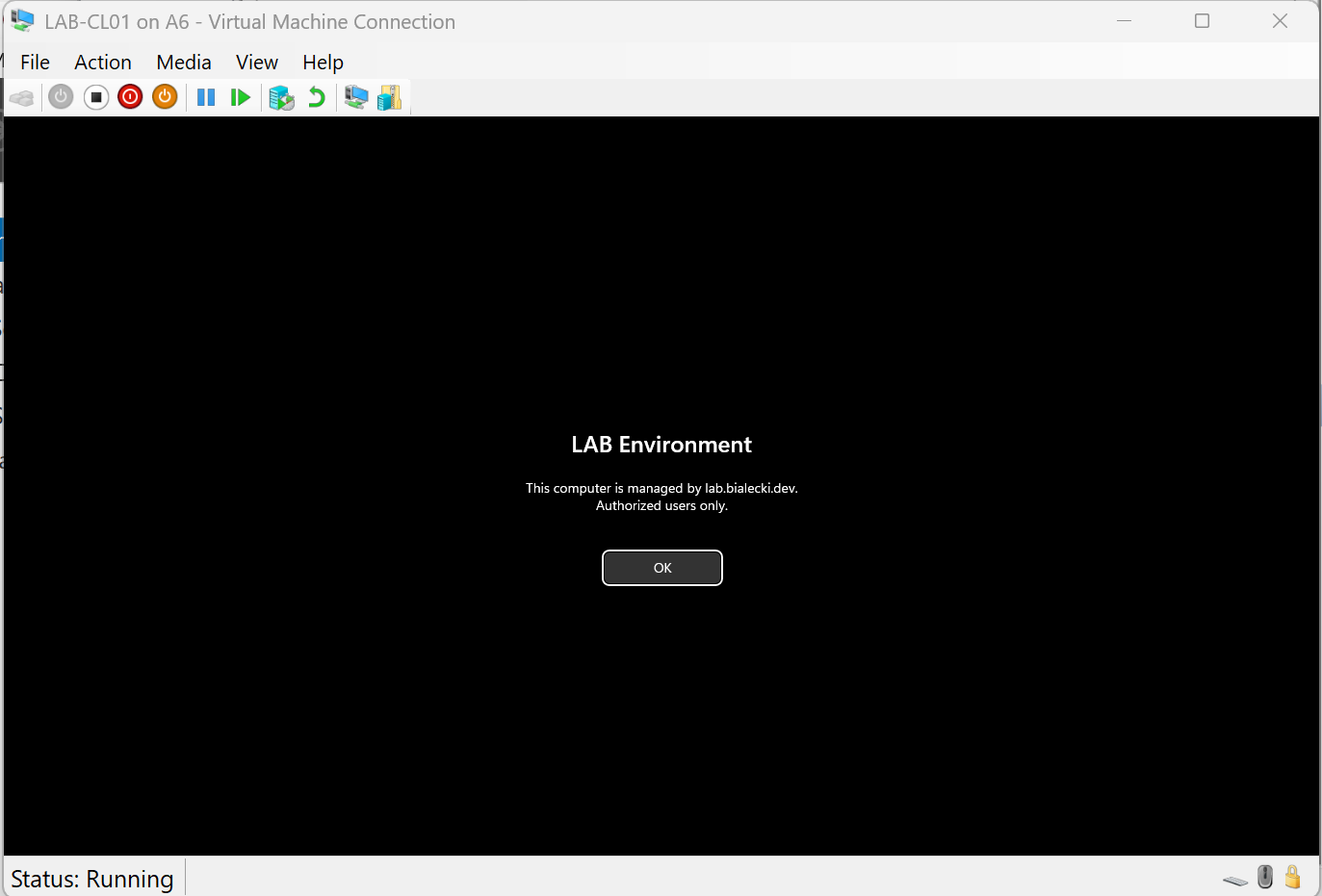 logon message