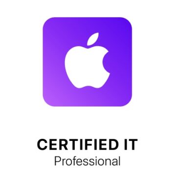 Apple Certified IT Professional certification badge